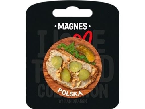 Herra Dragon magneetti Puola leipää laardilla - rakastan Puolaa C