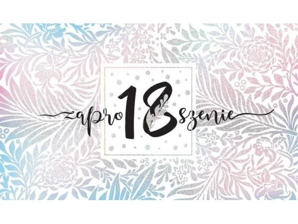 Invitasjon ZP-012 Birthday 18 (5 stk.)