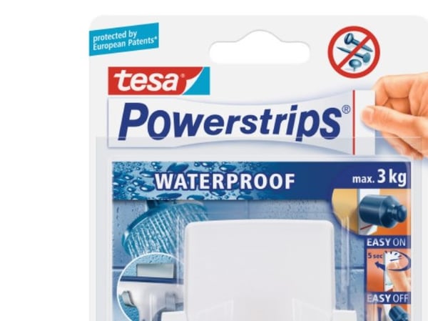 TESA 59704, Vit, Plast, 1 styck