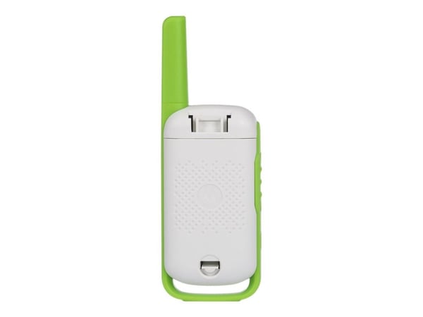 Motorola Talkabout T42 - Bärbar - tvåvägsradio - PMR - 446 MHz - 16-kanals - grön och vit, blå och vit, orange och vit (paket om 3)