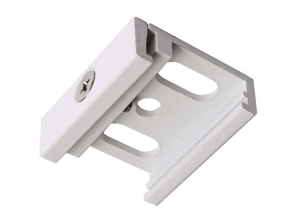Deko Light 710063 D Line monteringsbrakett for takmontering, fleks komponenter i høyspenningsskinne-system, 3-fase, hvit