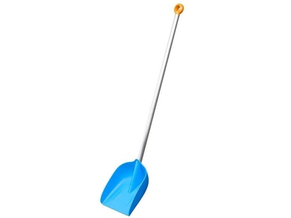 Fiskars 1001421, Snøskuffe, Plast, Blå, Sølv, firkant, Monokromatisk