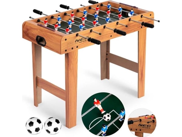Neo-Sport bordspill fotball, tre 70x37x62 cm (NS-802)