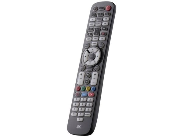 One For All Essential 6, DVD/Blu-ray, IPTV, Lydplankehøyttaler, TV, IR Kabelfri, Trykknapper, Svart