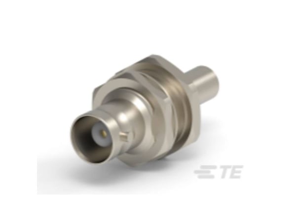 TE Connectivity jack Panel Mount BNC Connector, 50?, Crimp Termination, Straight Body