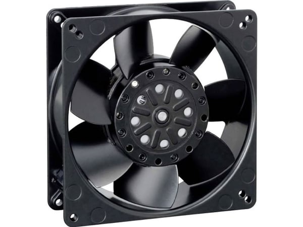 ebm-papst 5656S, Vifte, 13,5 cm, 2700 RPM, 235 m³/t, Sort