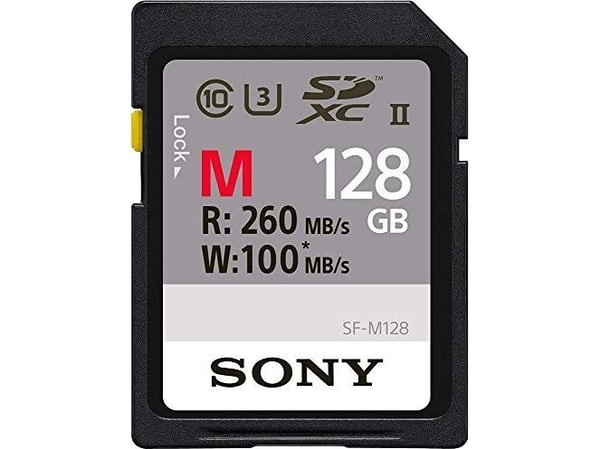 Sony SF-M Series SF-M128 - Flash-minneskort - 128 GB - UHS Class 3 / Class10 - SDXC UHS-II