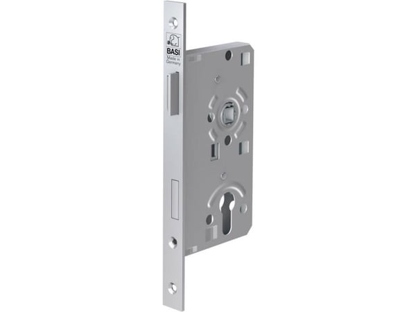 BASI 9240-5522, Mortise-lås, Sølv