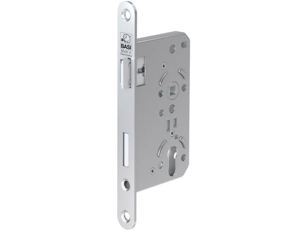 BASI 9810-6522, uppoasennettava lukko, hopea