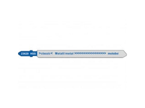 Metabo 623629000, Stikksagblad, Metall, Sandwich material, Stål, Høy-Hastighets Stål (HHS), Blå, Grå, 10,6 cm, 1,2 mm