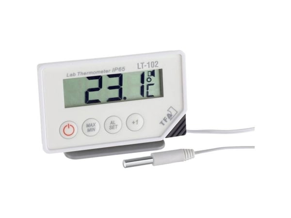 TFA Dostmann LT-102 Termometer med kabel Vit