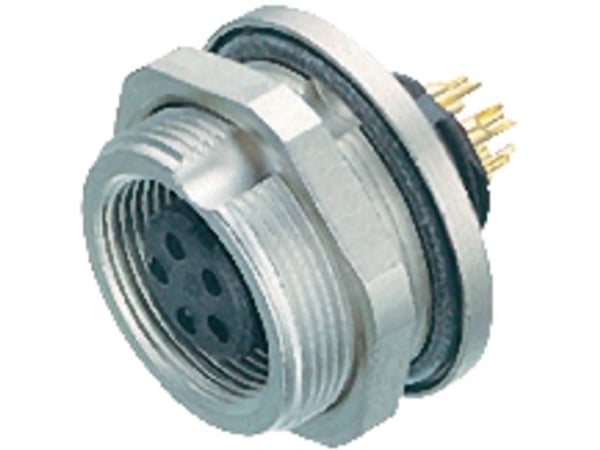 BINDER 09-0408-80-03, 4 A, 125 V, Hunstik, metallinen, IP67