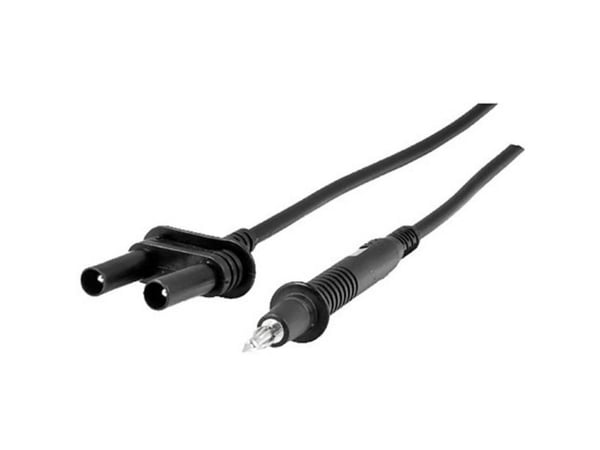 HT Instruments 2003450 Prüfsonde 5m HT-Power Prøvespids Testledning 5 m, 2-polet med 4 mm probe, sort 1 stk