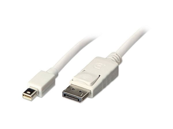 Lindy 41057, 2 m, Mini DisplayPort, DisplayPort, Hankjønn, Hankjønn, 3840 x 2160 piksler