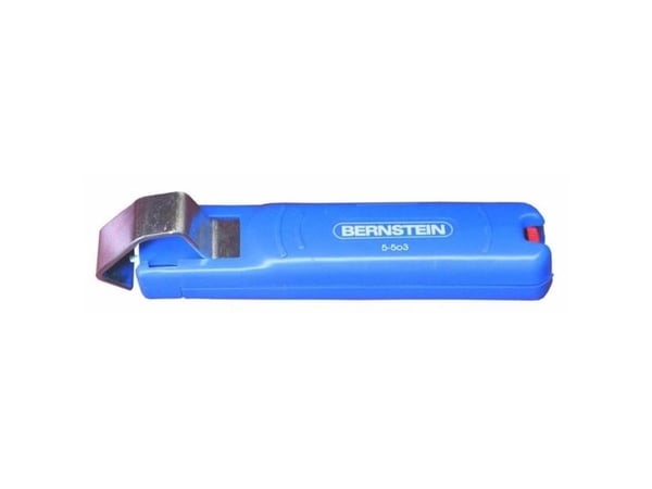 BERNSTEIN Tools for Electronics avmantlingskniv 5-503, egnet for rundkabler 8 til 28 mm