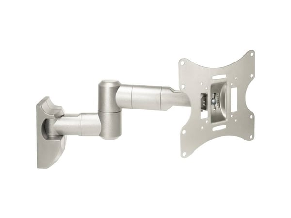 myWall H 9-6L, 58,4 cm (23"), 106,7 cm (42"), 75 x 75 mm, 200 x 200 mm, -20 - 20°, Sølv