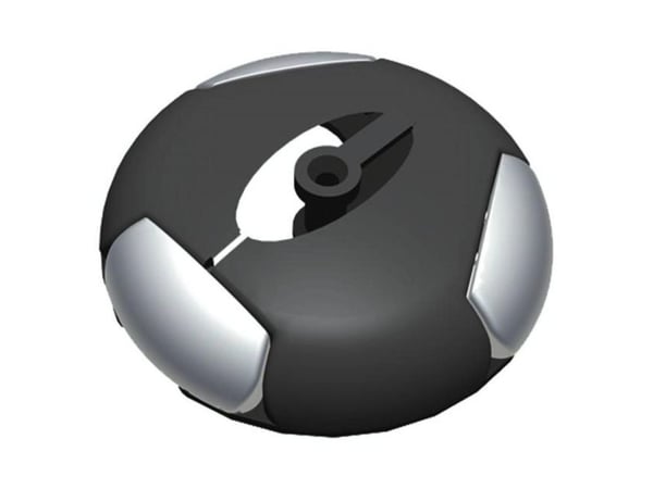 Bachmann kabelbro 930.057 Plast svart, silver Innehåll: 1 st