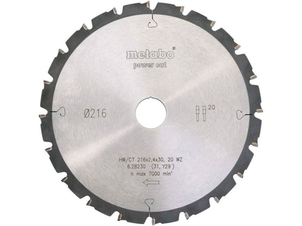 Metabo 628230000, Tre, 21,6 cm, 3 cm, 1,8 mm, Metabo, KS 216 M Lasercut, KGS 216 M, KGSV 216 M, KGSV 72 Xact, KGSV 72 Xact SYM
