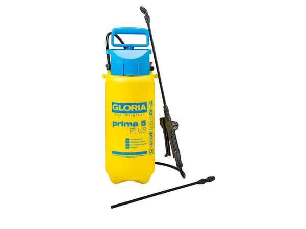 GLORIA Prima 5 PLUS, Håndbasert sprøytepistol, 7 l, 5 l, Blå, Gult, Plast, Plast