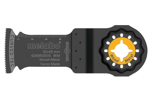 Metabo 626953000, Sagblad, Løvtre, Plast, Mykt tre, Tre med spiker, Bimetall, 45 mm, 32 mm, 1 stykker
