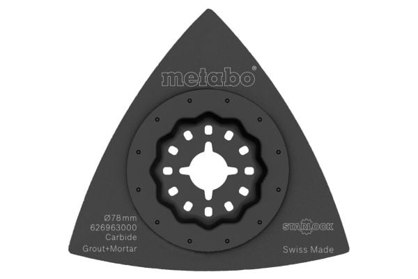Metabo 626963000, Slipeskive, Betong, Tre, 78 mm, 1 stykker