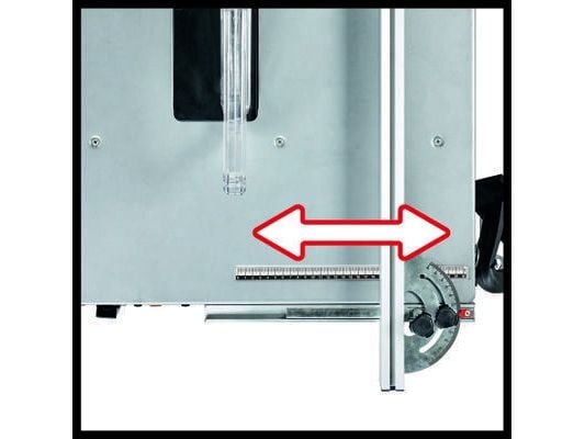 Einhell TC-TS 315 U, 2950 RPM, 5,5 cm, 8,5 cm, 0 - 45°, -60 - 60°, Frittstående
