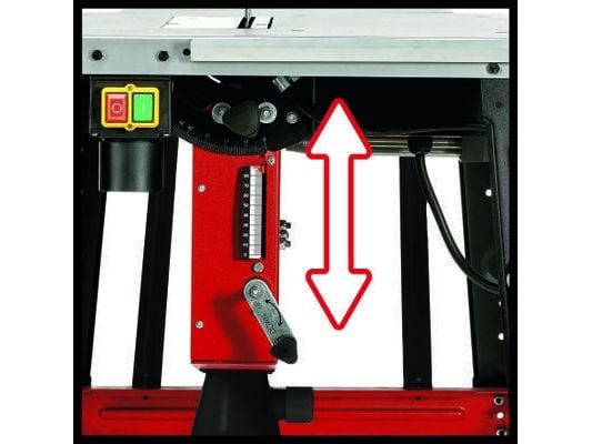 Einhell TC-TS 315 U, 2950 RPM, 5,5 cm, 8,5 cm, 0 - 45°, -60 - 60°, Frittstående