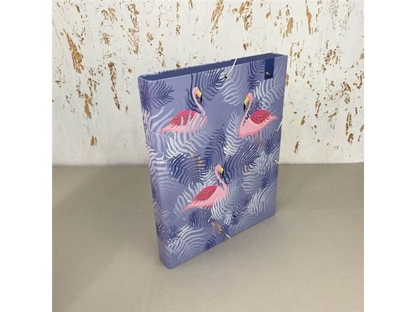 Moderno flamingo A4 boksperm med viskelær