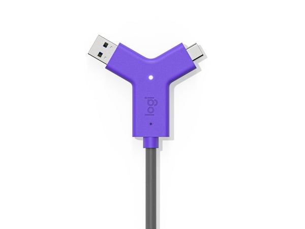 Logitech - USB-kabel - USB typ A (hane) till USB-C (hane) - USB 3.0