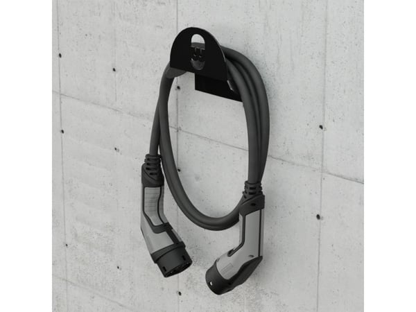 Wallbox - Kabelholder for charging cable - svart