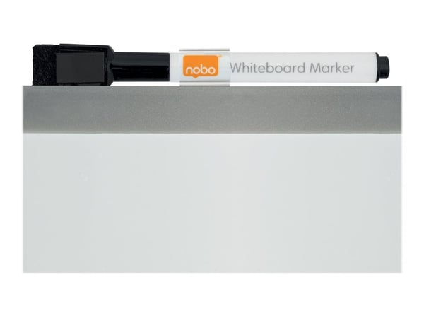 Nobo Quartet - Kombotavle: whiteboard, oppslagstavle - 585 x 430 mm - kork - magnetisk