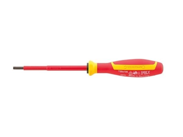STAHLWILLE 4675 VDE, 14,5 cm, 22 g, Rød, Gult