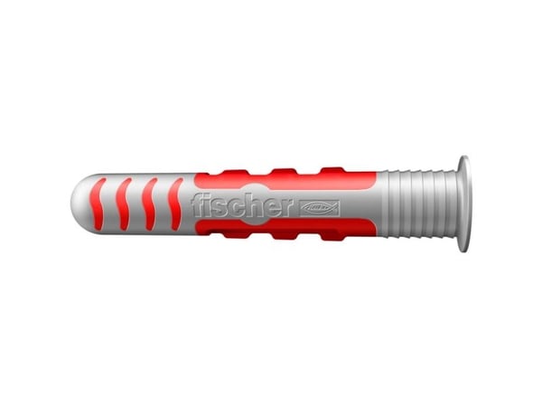 Fischer DuoSeal 8 x 48 S PH TX A2, Ekspansjonsanker, Murstein, Betong, Gipsblokk, Gipsfiberplate, Gipsplater, Nylon, Rød, Sølv, TX30, ETAG 022, DIN...