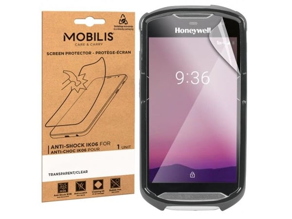 Mobilis Anti-Shock IK06 - Skjermbeskyttelse for nettbrett - shatterproof - gjennomsiktig - for Honeywell CT45; Dolphin CT40