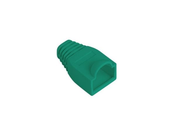 Lanberg - Nettverkskabeloppstart - strain relief, RJ-45 - grønn (en pakke 100)