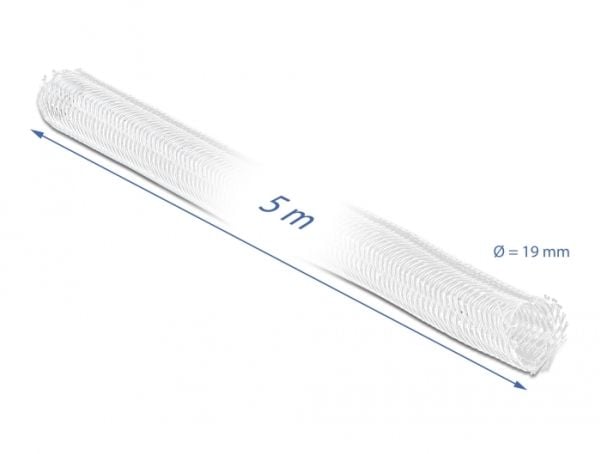 DeLOCK 20817, Valkoinen, Polyesteri, -40 - 125 °C, 1 kpl