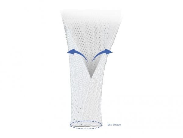 DeLOCK 20817, Valkoinen, Polyesteri, -40 - 125 °C, 1 kpl