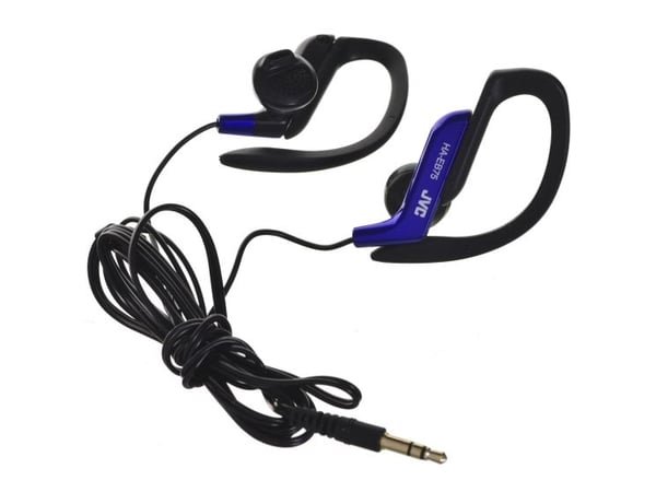 JVC HA-EB75, Kuulokkeet, Ear-hook, Urheilu, Musta, Sininen, 1,2 m, Langallinen