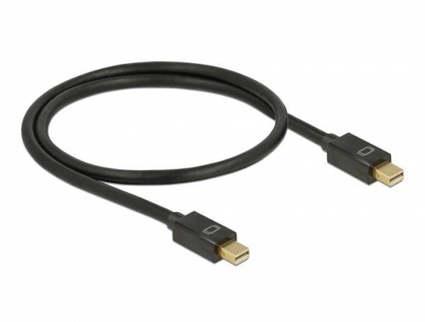 Delock - DisplayPort-kabel - Mini DisplayPort (hann) til Mini DisplayPort (hann) - 50 cm - svart