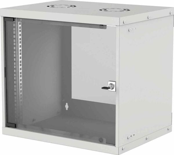 Intellinet 714167, Veggmontert stativ, 9U, 50 kg, 10,7 kg, Grå