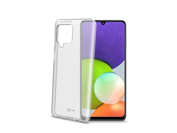 Celly Gelskin, Suojus, Samsung, Galaxy A22 4G, 16,3 cm (6.4"), Läpinäkyvä