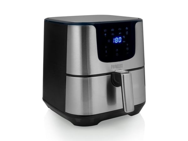 Princess Deluxe 182060 - Varmluftsteker - 5.5 liter - 1700 W - rustfritt stål