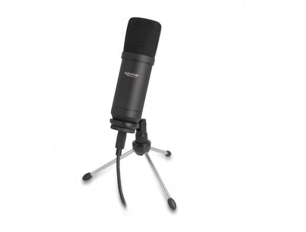 Delock - Mikrofon - USB - sortera