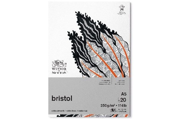Bristolpad 250 g A5 – 20 sider