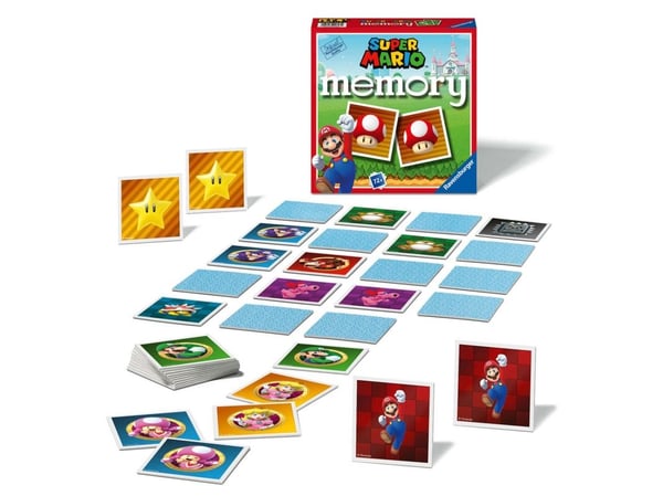 Ravensburger Grand memory - Super Mario - minnespill - 72 deler