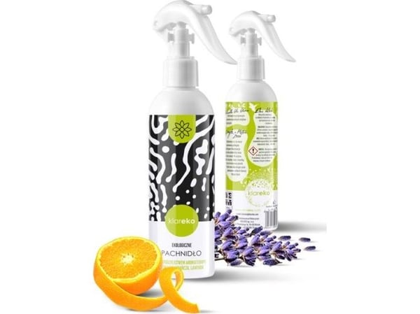 Klareko duft parfyme til hjemmet spray appelsin & lavendel 250 ml