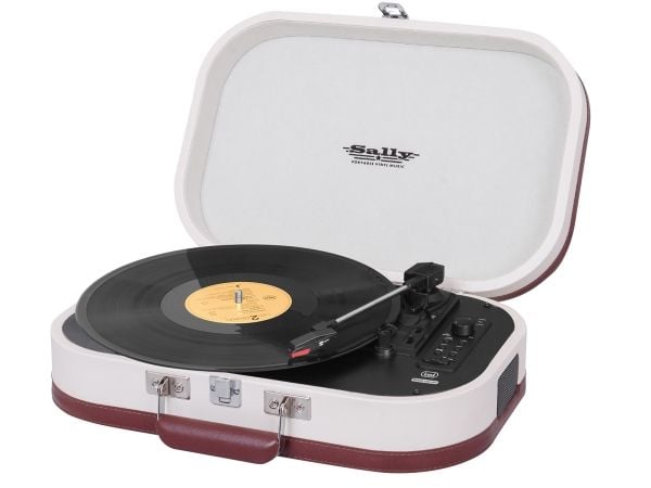 Trevi TT 1020 BT, Direktedrevet platespiller, Semi-automatisk, Beige, 33,45,78 RPM, Rotasjon, 3,5 mm