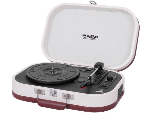 Trevi TT 1020 BT, Direktedrevet platespiller, Semi-automatisk, Beige, 33,45,78 RPM, Rotasjon, 3,5 mm