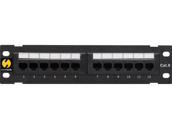 Netrack - Rack skap - veggmonterbar - grå - 6U - 19"