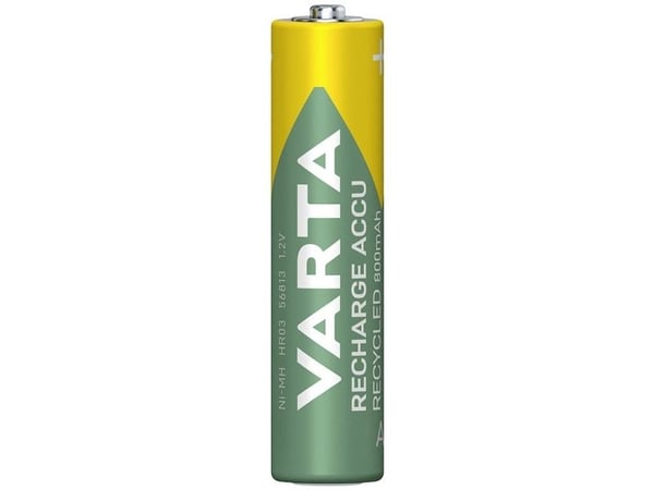 Varta Recharge Accu Recycled 56813 - Batteri 2 x AAA - NiMH - (ladbare) - 800 mAh